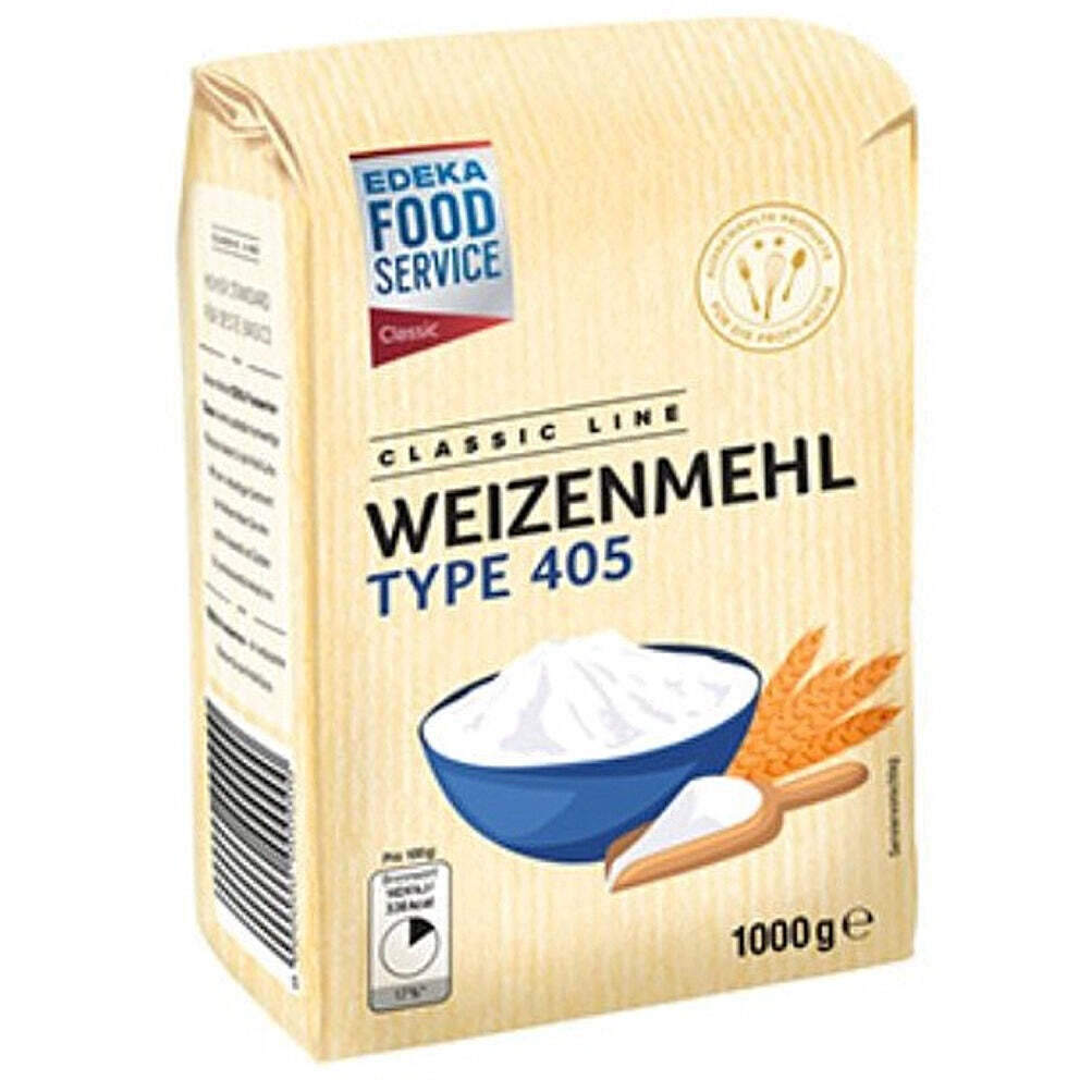 Edeka Wheat Flour Type 405 Flour 2.2 lbs (1 kg)