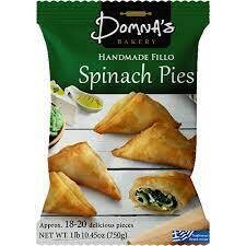 Domna's Bakery Handmade Fillo Spinach Pies 26.5 oz (750g)