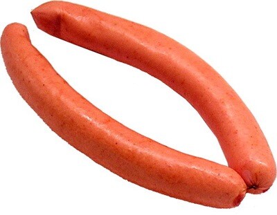 German Seitenwurst (Long Frankfurters, Wieners) (0.8-1 lbs)