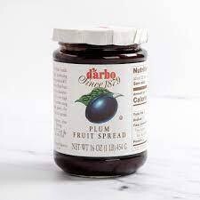 Darbo (D'arbo) Plum Fruit Spread Preserves 16 oz (454g)