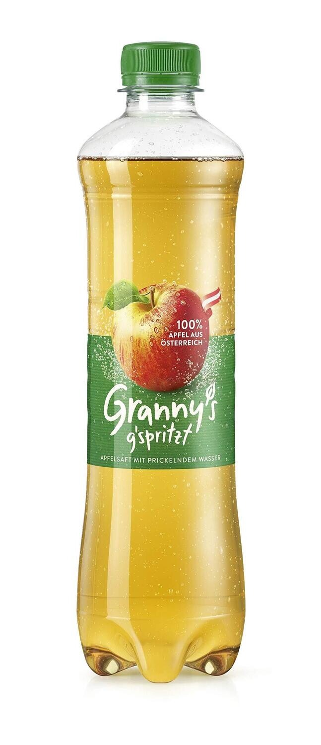 Granny's Sparkling Apple Juice (Apfelschorle) 16.9 oz (500ml)