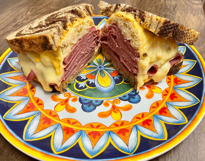 Euro-Reuben Sandwich (# 1 Imported Sauerkraut in the World)