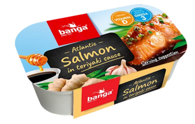 Banga Atlantic Salmon in Teriyaki Sauce 4.2 oz (120g)