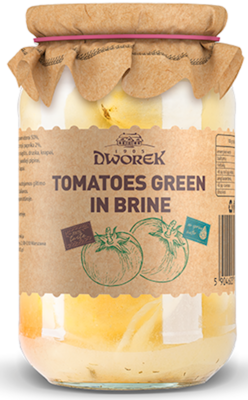 Dworek Marinated Green Tomatoes in Brine 30.1 oz (860g)