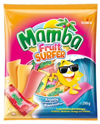 Mamba Fruit Surfer Flat Chewing Candy 4.9 oz (140g)