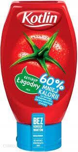 Kotlin Mild Ketchup 60% Less Calories (Lagodny) 15.9 oz (450g)