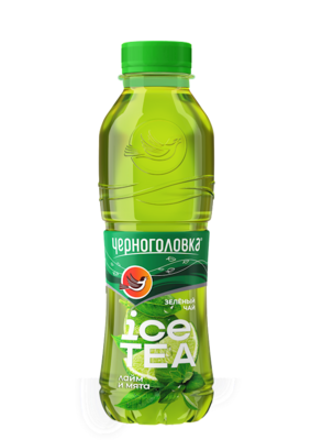 Chernogolovka Green Iced Tea with Lime & Mint 16.9 oz (500ml)