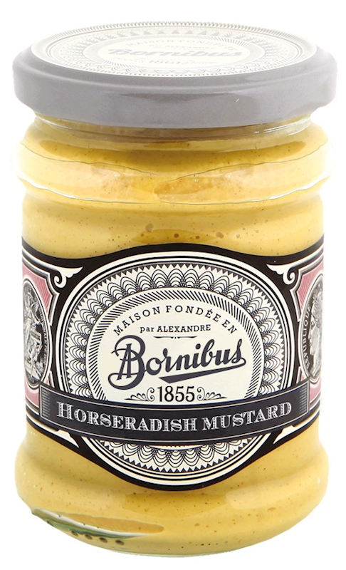 Bornibus Horseradish Mustard  8.8 oz (250g)