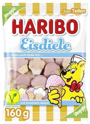 German Haribo Ice Cream Parlor Fruit Gums (Eisdiele) 5.6 oz (160g)