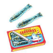 Simon Coll Milk Chocolate Sardines Box 0.85 oz (24g)