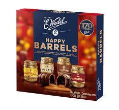 E. Wedel Happy Barrels with Classic Liquor Flavour Filling 7 oz  (200g)