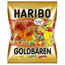 German Haribo Golden Bears (Goldbären) 3.5 oz (100g)