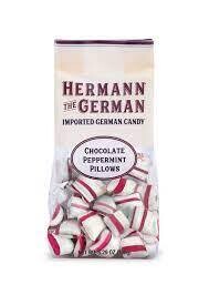 Hermann The German Chocolate Filled Peppermint Pillows Candy 5.3 oz (150g)