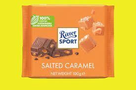 Ritter Sport Milk Chocolate Salted Caramel 3.5 oz (100g)