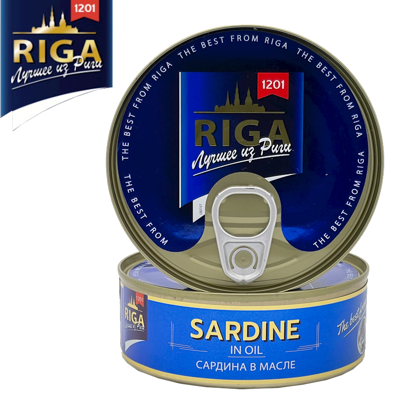 The Best from Riga Sardines in Oil 8.5 oz (240g)