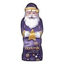 Milka Dark Milk Santa Claus with Alpine Milk (Alpenmilch) 3.5 oz (100g)