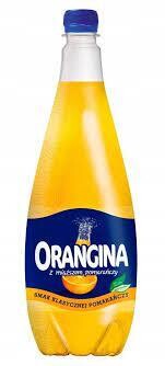 Orangina Orange Sparkling Drink (Z Miazszem Pomaranczy) 16.9 oz (500ml)