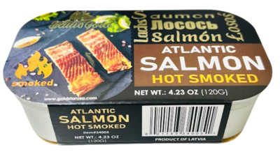 Baltic Gold Atlantic Salmon Hot Smoked 4.23 oz (120g)