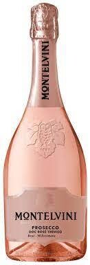 Montelvini Prosecco Doc Rose (Rosé) Treviso Brut - Millesimato 2020 Wine 25 oz (750ml)