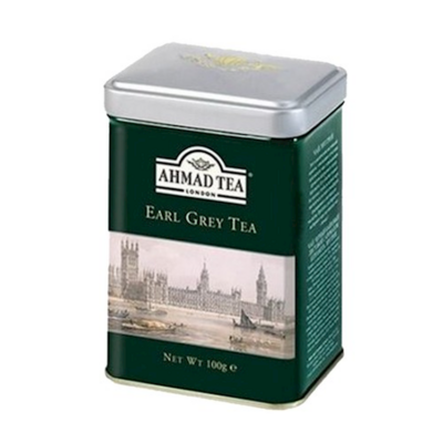 Ahmad Tea Loose Earl Grey Black Tea Tin 3.5 oz (100g)