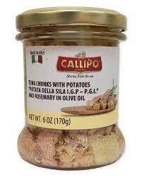 Callipo Tuna Chunks with Potatoes and Rosemary in Olive Oil 6 oz (170g)