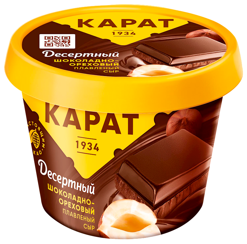 Karat Dessert Chocolate Soft Cheese with Nuts 8.1 oz (230g)