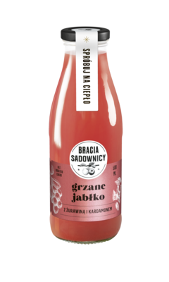Bracia Sadownicy Mulled Apple with Cranberries & Cardamom (Zurawina i Kardamonem) Drink 16.9 oz (500ml)