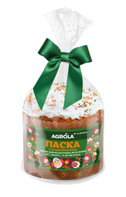 Agrola Easter Cake Kulich Paska with Raisins 17.3 oz (500g)