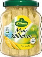 Kühne Marinated Corn on the Cob (Maiskoelbchen) 7 oz (212ml)