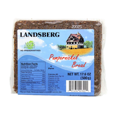Landsberg Pumpernickel Bread 17.6 oz (500g)