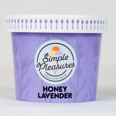 Simple Pleasures Honey Lavender Ice Cream 8 oz (227g)