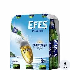 Efes Pilsener (Pilsner) Mediterranean Slow Brew Beer 6-pack 11.2 oz (330ml)