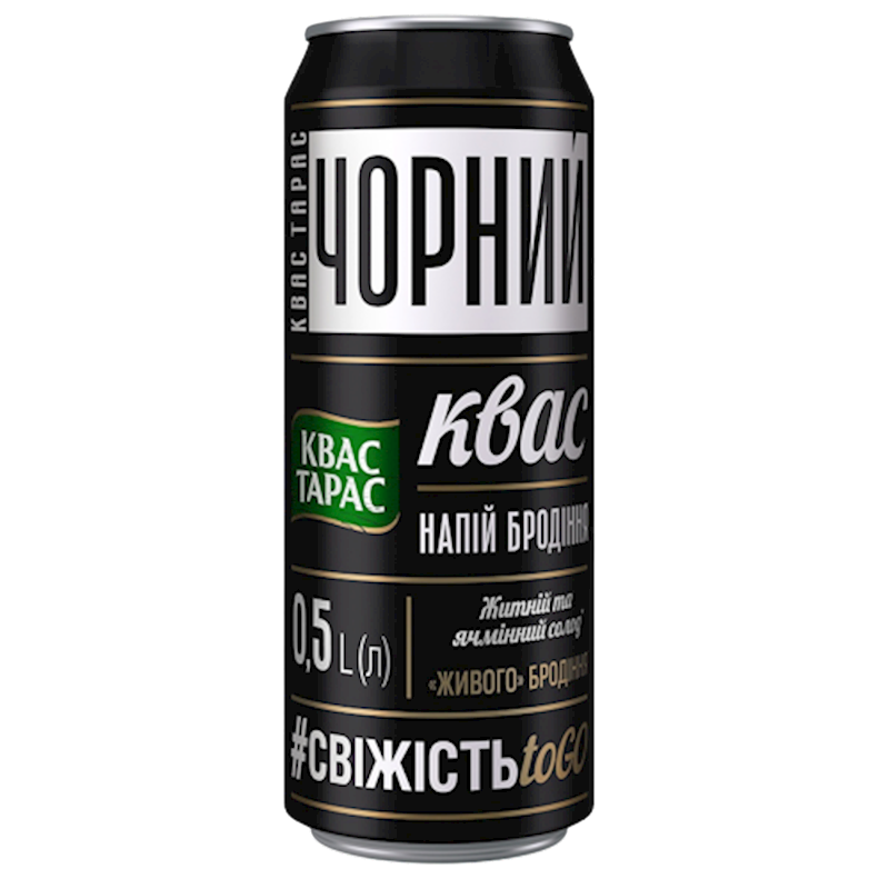 Kvas Taras Black Can 16.9 oz (500ml)