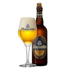 Monastère Blond Abbey Beer with Coriander and Orange Peel 25.4 oz (750ml)