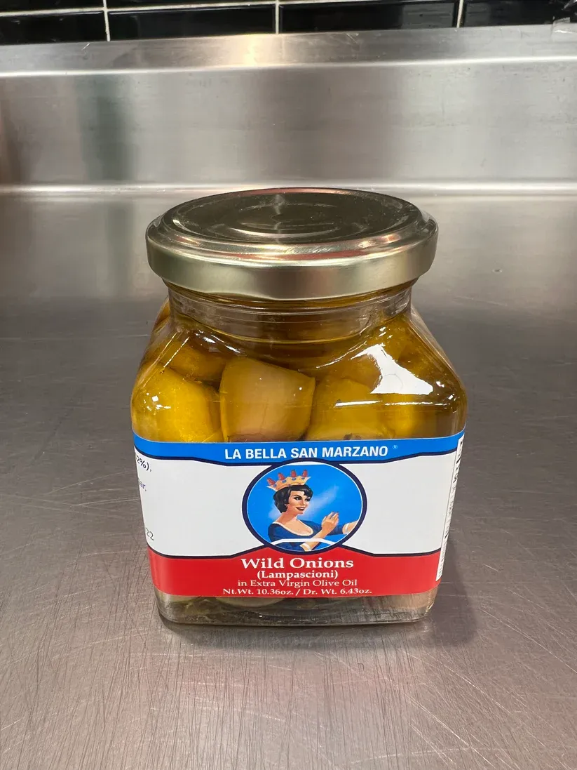La Bella San Marzano Marinated Wild Onions (Lampascioni) 10.4 oz (295g)