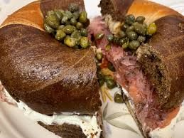 New York Bagel and Silky Lox Sandwich