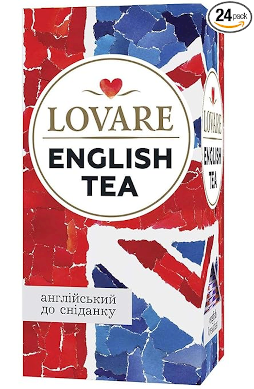 Lovare English Black Tea Bags (24 pieces) 1.7 oz (48g)