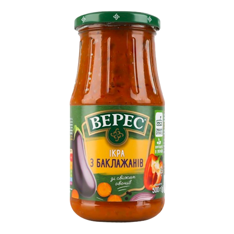 Veres Eggplant Caviar Spread 17.6 oz (500g)