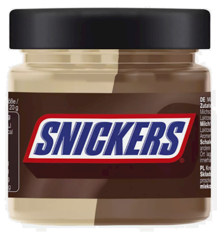 European Snickers Chocolate Caramel with Peanuts Spread 7 oz (200g)