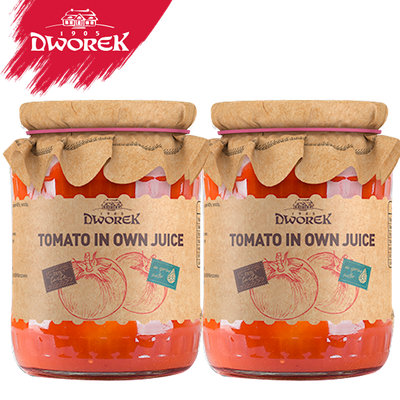 Dworek Marinated Tomatoes in Own Juice (Pomidory w Soku Wlasnym) 24.3 oz (720g)