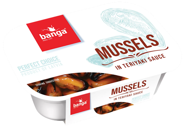 Banga Mussels in Teriyaki Sauce 4.2 oz (120g)