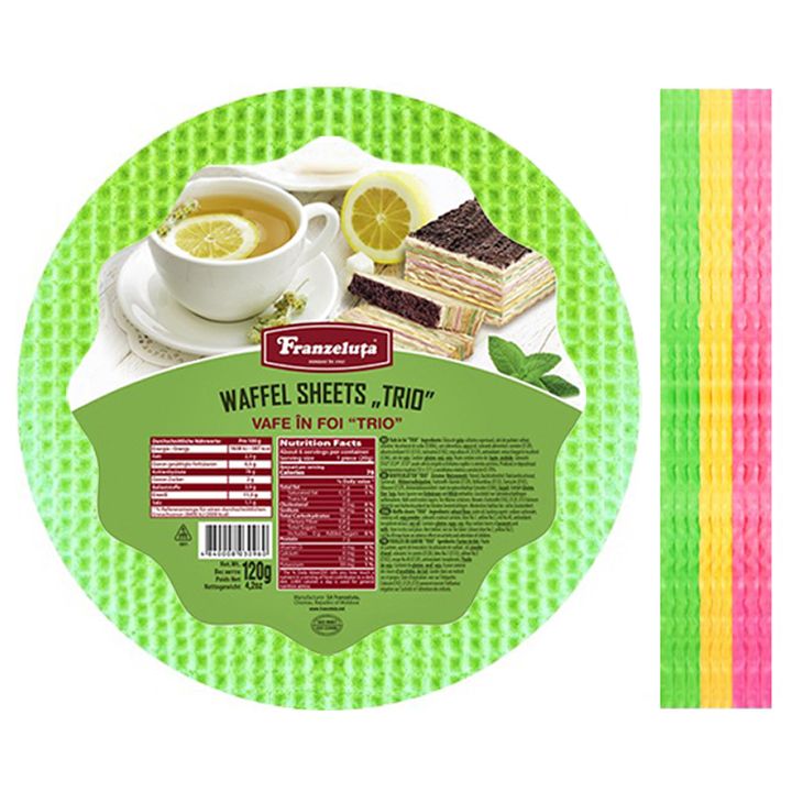 Franzeluta Trio Color Wafer Sheets 4.2 oz (120g)