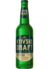 Obolon Kyivske Draft Lager Beer 16.9 oz (500ml)