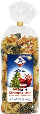 Riesa Christmas Pasta with Tomato and Spinach 17.6 oz (500g)
