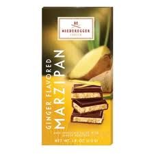 Niederegger Lübeck  Ginger Flavored Marzipan Dark Chocolate Bar 3.9 oz (110g)