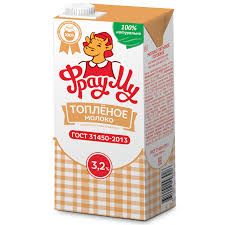 Frau Mu Ultra-Pasteurized Baked Milk 3.2% 32 oz (950ml)