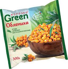 Morozko Sea Buckthorn (Облепиха) Frozen Berries 10.6 oz (300g)