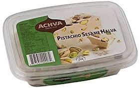 Achva Pistachio Sesame Halva 16 oz (454g)