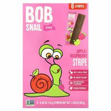 Bob Snail Apple-Raspberry 6 Stripes Box 2.96 oz (84g)