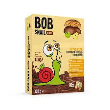Bob Snail Apple-Pear Chocolate Covered Fruit Crush 10 pouches 3.5 oz (100g)